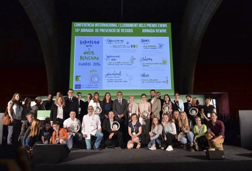 VIII premios europeos prevención de residuos foto evento asistentes