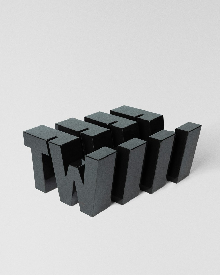 TextilWirtschaft Forum 2026 award black TW typographic