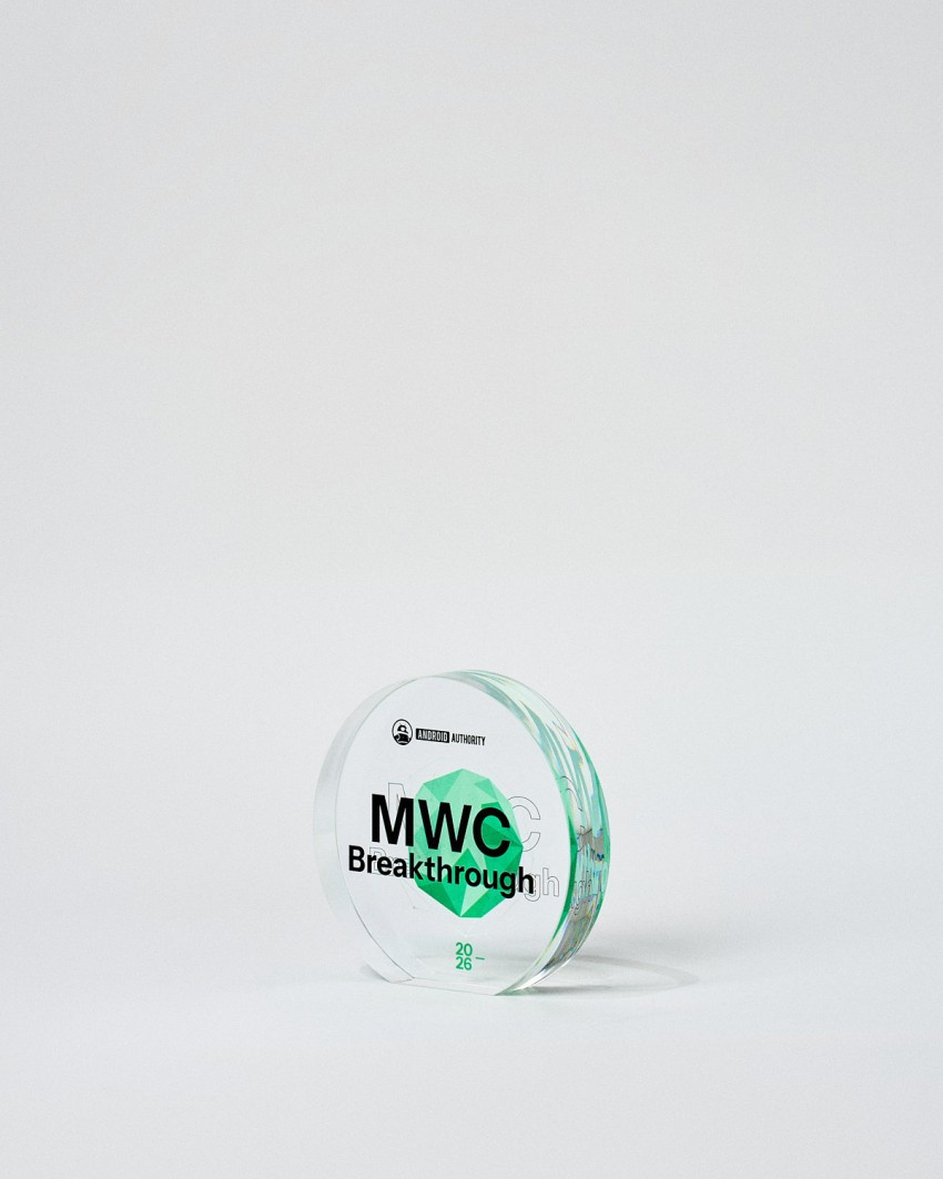 Trofeo de metacrilato formato Placa circular VITRA SOL personalizado Sustain Awards