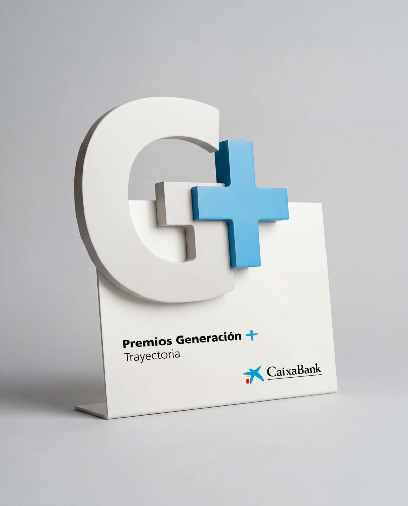 Premios Generación+ trophy by Sustain Awards