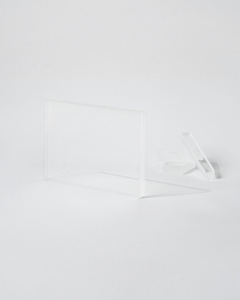 Acrylic award VITRA CUSTOM A4 rectangular Plaque format to personalize Sustain Awards