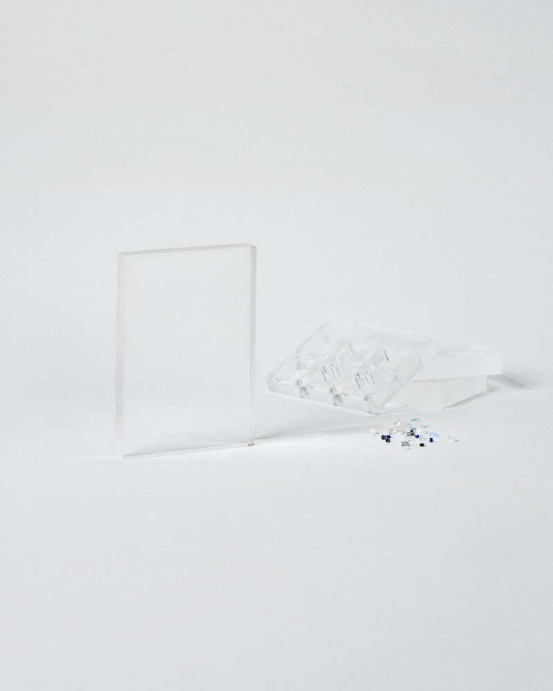 Personalized acrylic award VITRA CUSTOM A5 rectangular Plaque format Sustain Awards 2