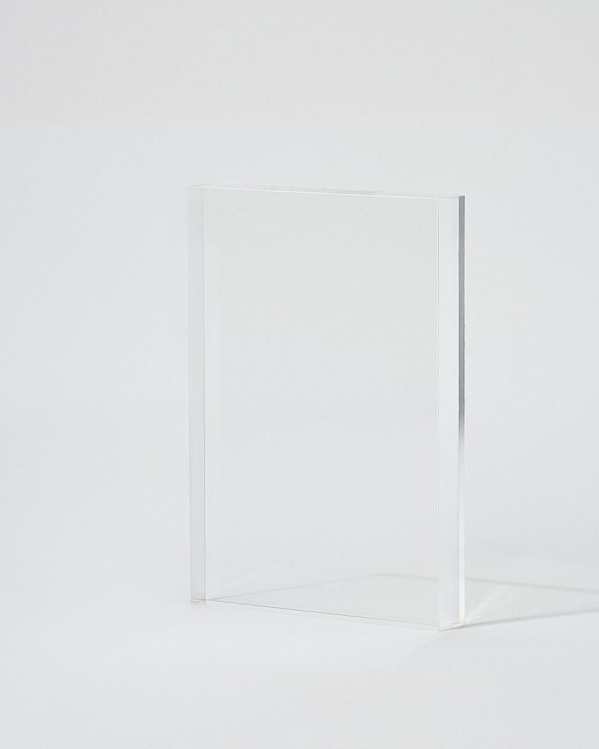 Acrylic plaque rectangular VITRA CUSTOM A5 format to personalize