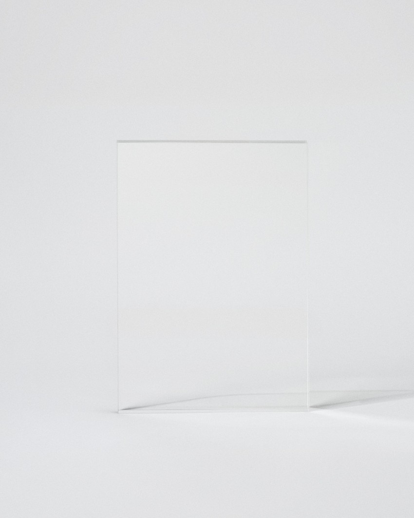 Acrylic plaque rectangular VITRA CUSTOM A5 format to personalize