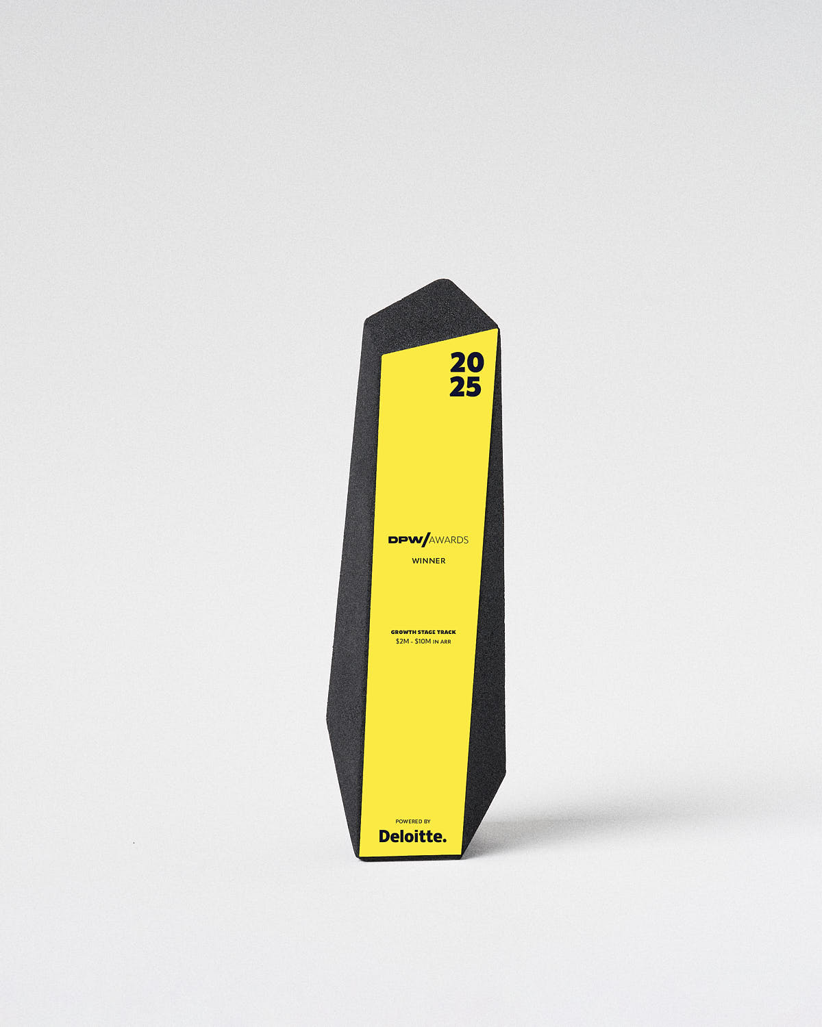 troféu em borracha reciclada