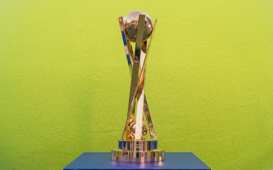 Iconic padel trophy of the Padel World Championship